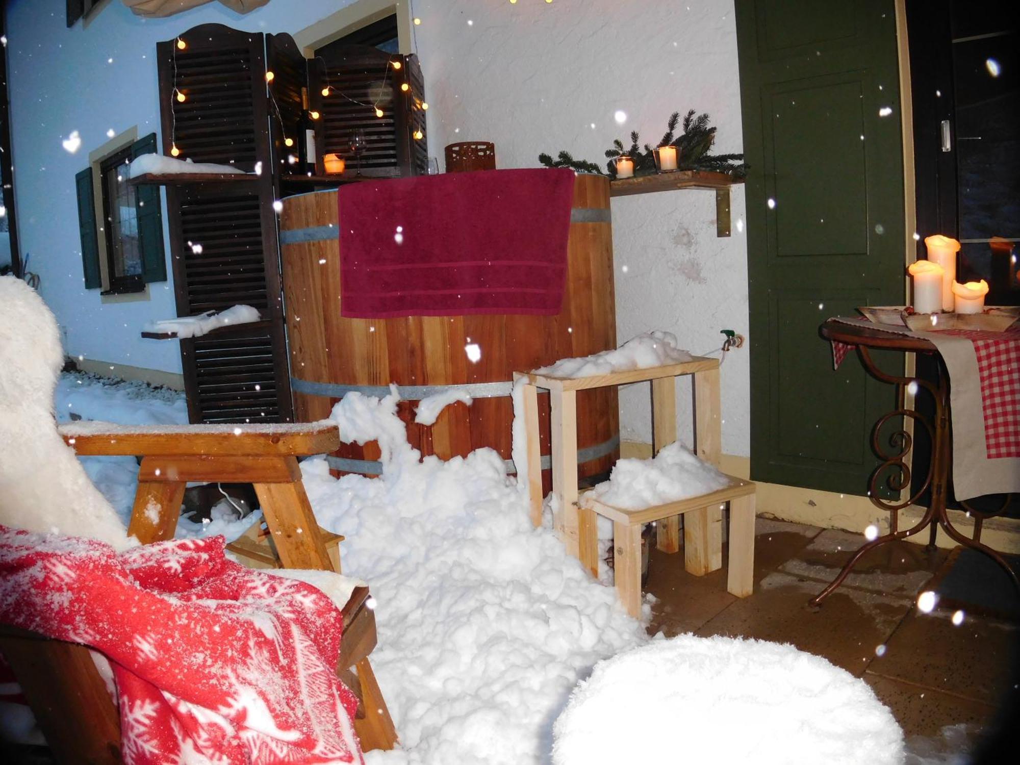 Wellnessoase Mit Sauna Und Whirlpool Inzell Esterno foto