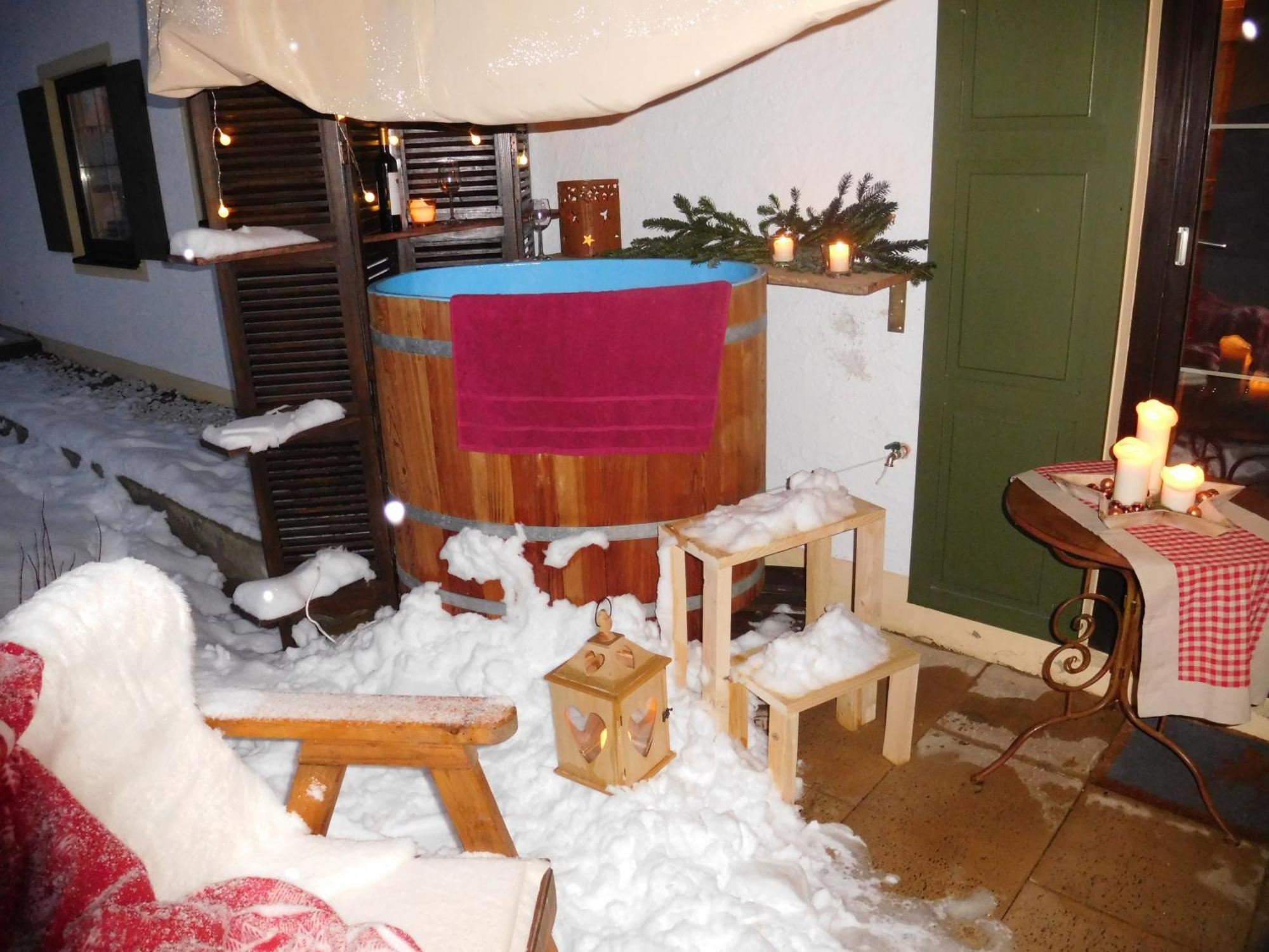 Wellnessoase Mit Sauna Und Whirlpool Inzell Esterno foto